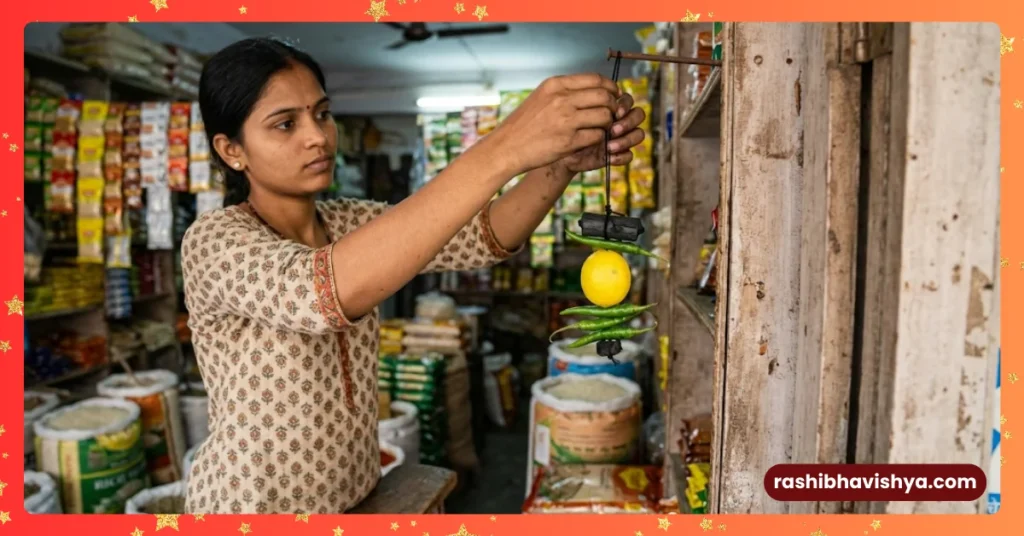 ಅಂಗಡಿ ಮುಂದೆ ನಿಂಬೆಹಣ್ಣು ಮೆಣಸಿನಕಾಯಿ ಕಟ್ಟೋದು ದೃಷ್ಟಿ ಆಗಬಾರದು ಅಂತನಾ? ಅಲ್ಲವೇ ಅಲ್ಲ! ಇದರ ಹಿಂದಿರೋ ಅಸಲಿ ಸೈಂಟಿಫಿಕ್ ಕಾರಣ ಕೇಳಿದ್ರೆ ಶಾಕ್ ಆಗ್ತೀರಾ.