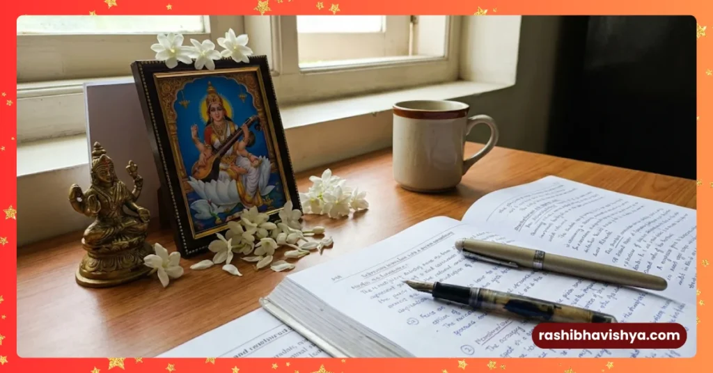 ಪರೀಕ್ಷಾ ಭಯ ನಿವಾರಣೆಗೆ ಸರಸ್ವತಿ ಸ್ತೋತ್ರ ಪಠಣೆ.
